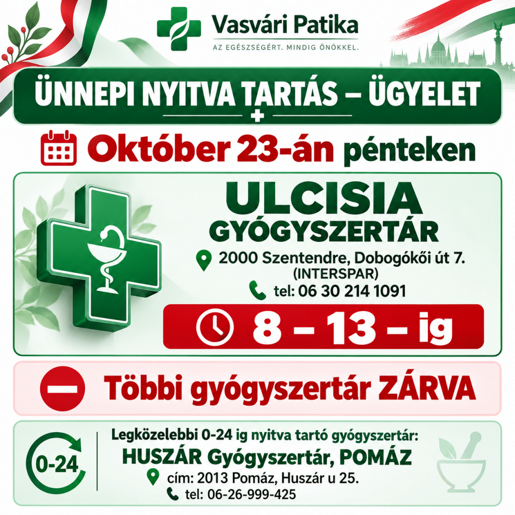 Vasvári Patika | Főoldal