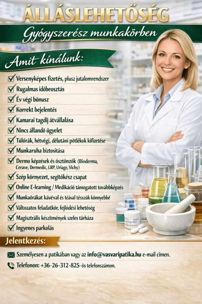 Vasvári Patika | Főoldal