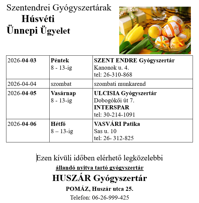 Vasvári Patika | Főoldal