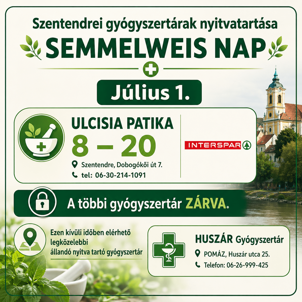 Vasvári Patika | Főoldal